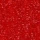 Miyuki Delica Perlen 11/0 - Transparent red DB-704
